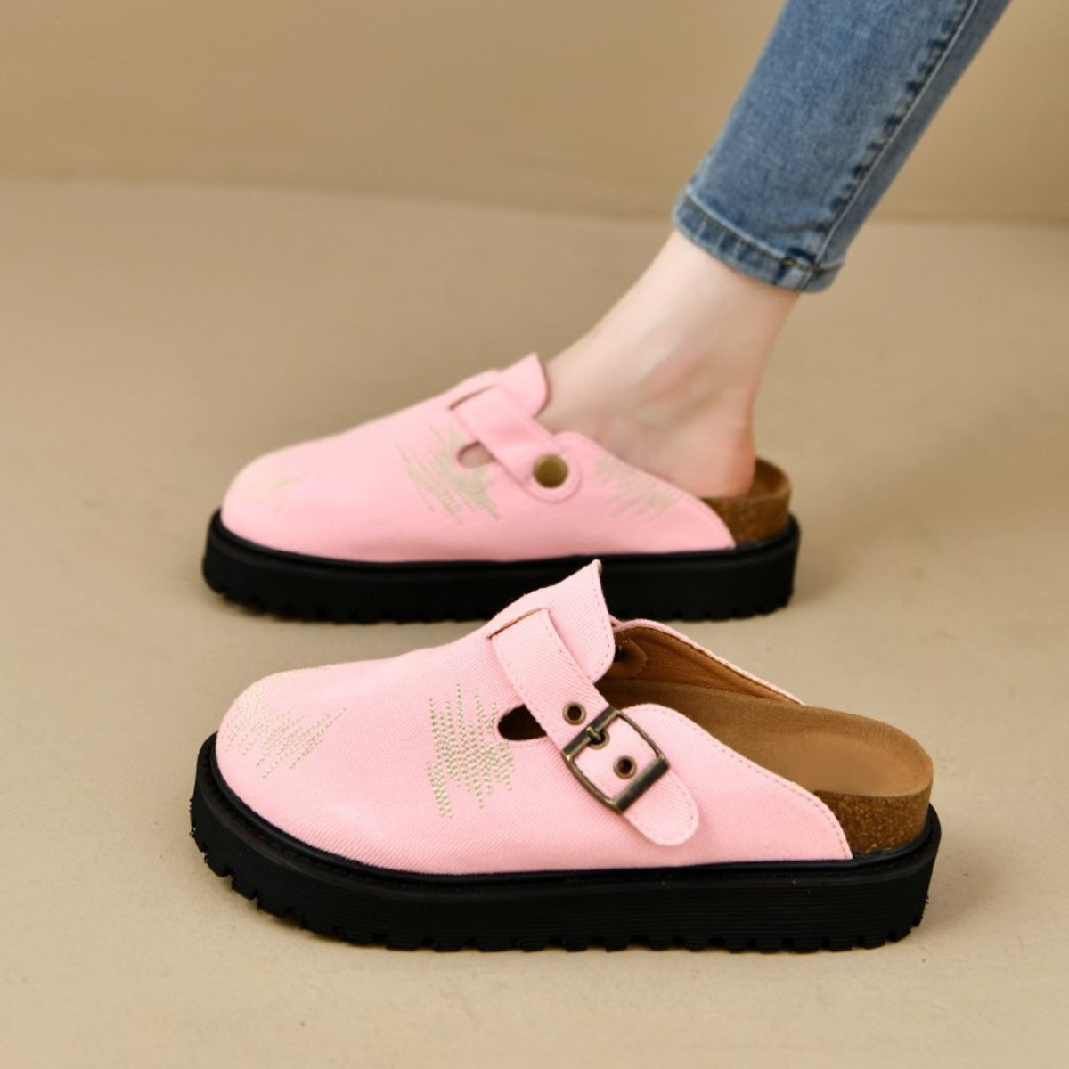 Platform Loafer Slides