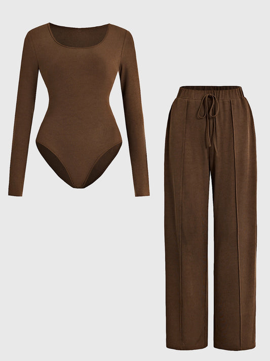 Bodysuit Long Sleeve and Pants Set