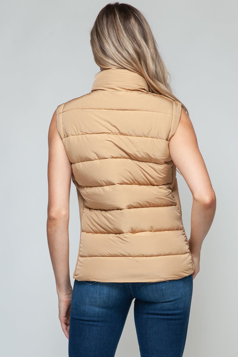 Snob Zip Up Turtleneck Vest