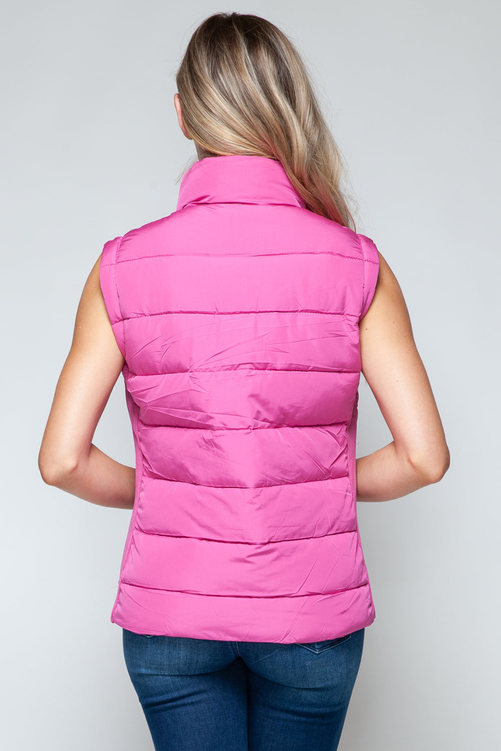 Snob Zip Up Turtleneck Vest