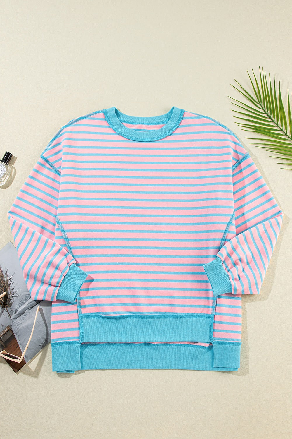 Stripe Long Sleeve Sweatshirt