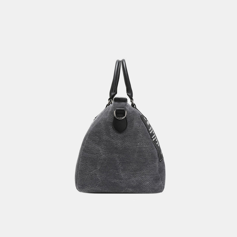 Nicole Lee Denim Patch Duffel