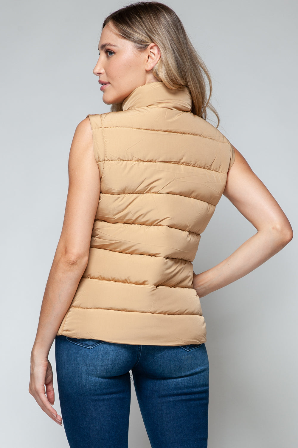 Snob Zip Up Turtleneck Vest