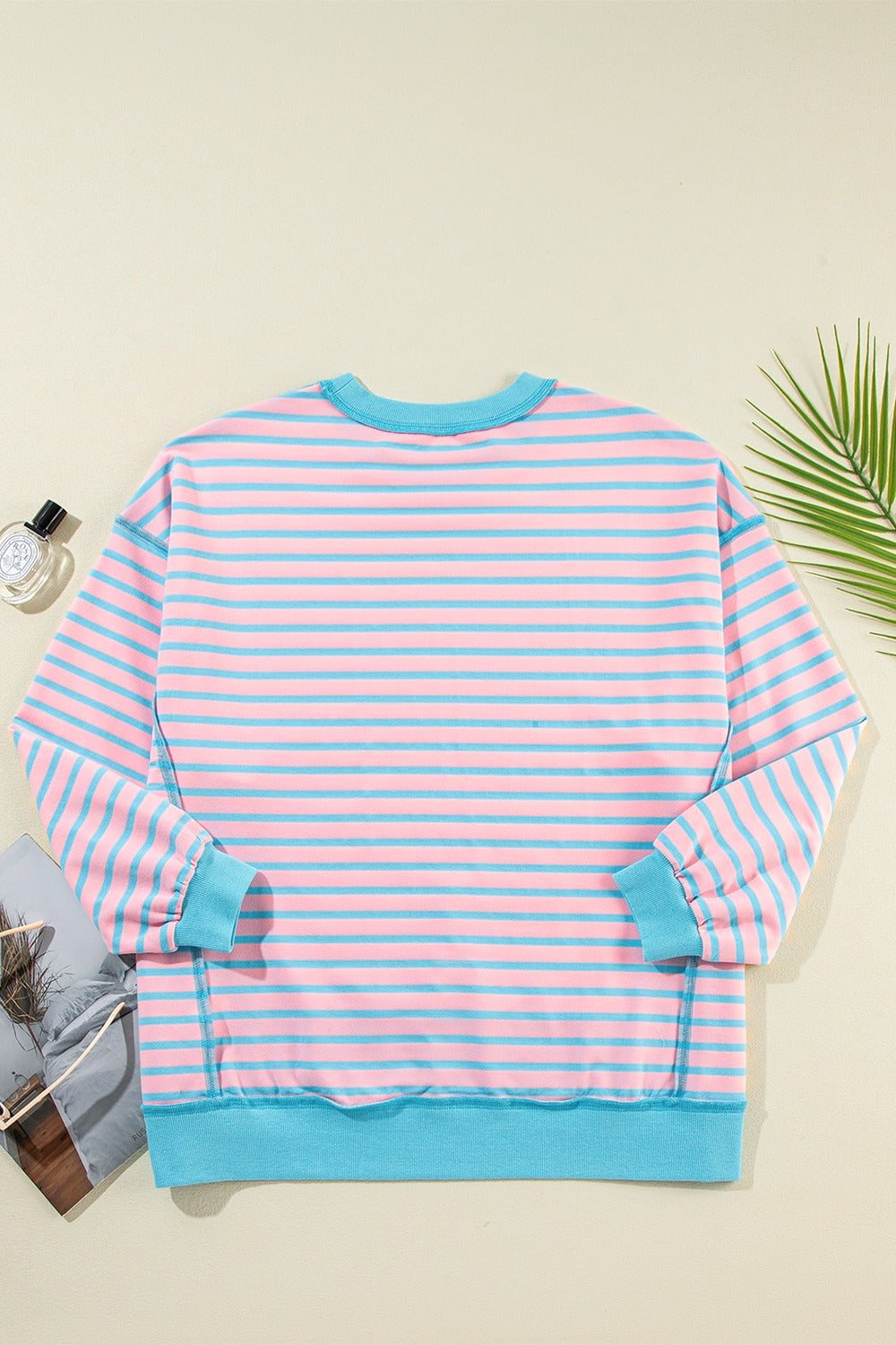 Stripe Long Sleeve Sweatshirt