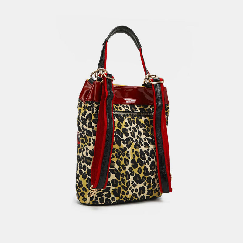 Nicole Lee Print Bucket Backpack