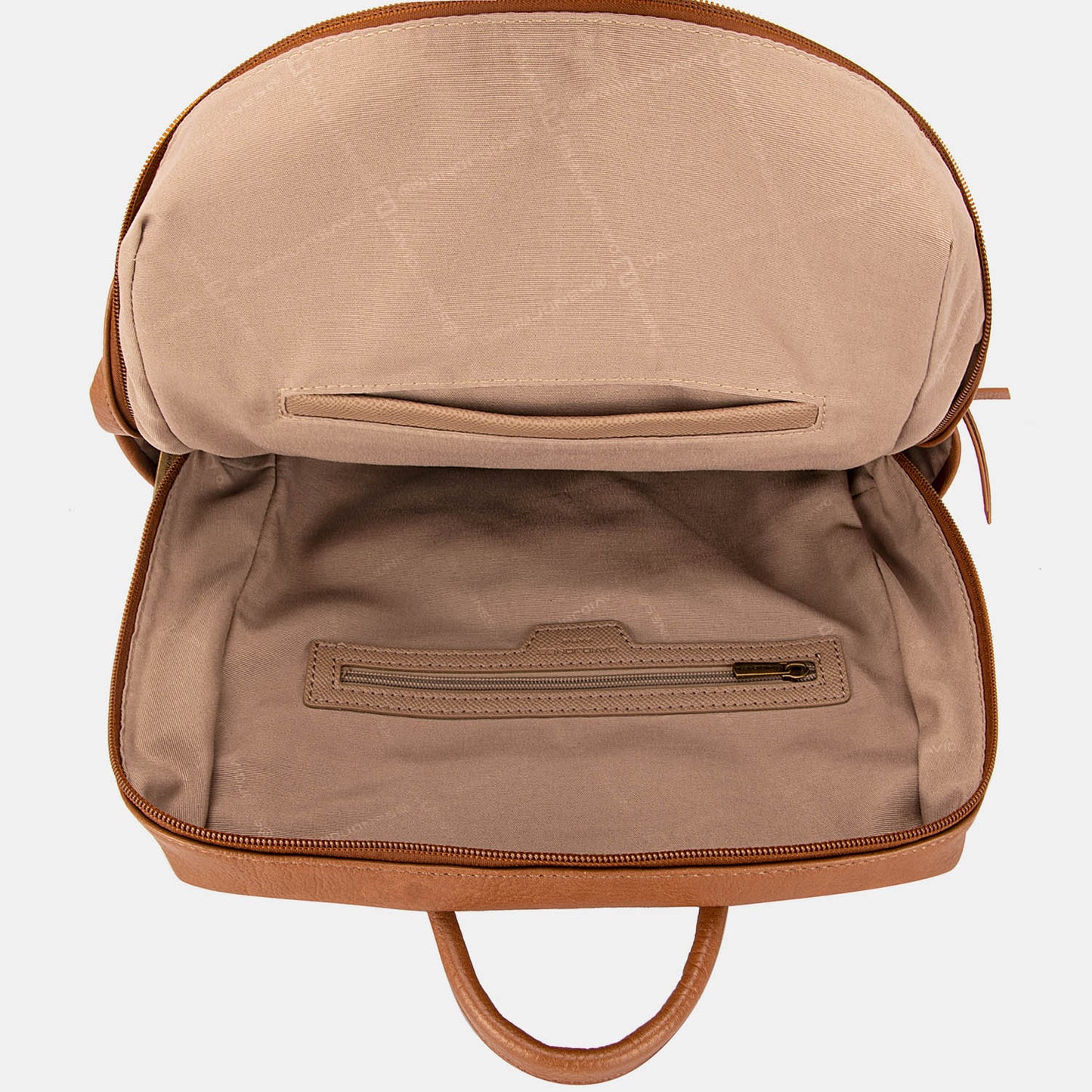 David Jones Leather Backpack Bag