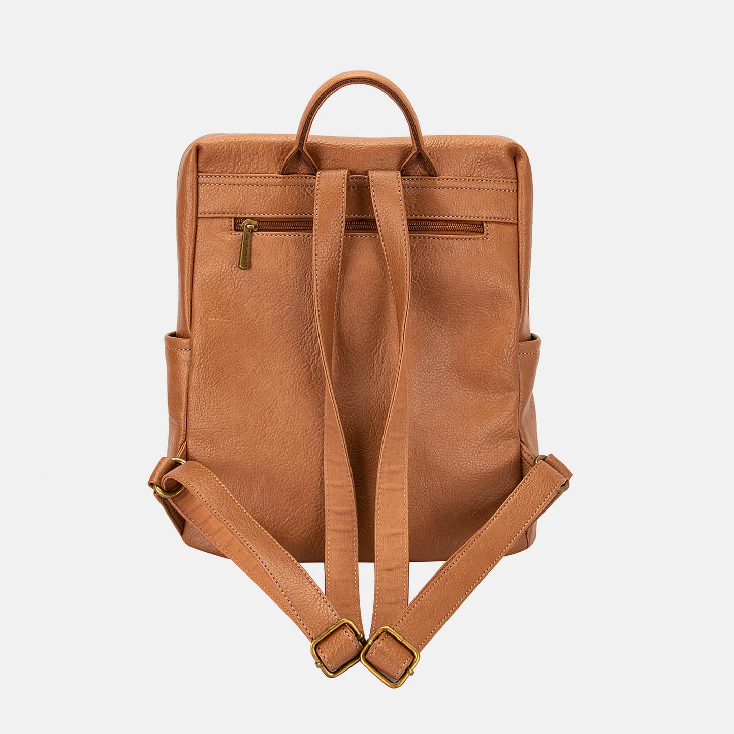 David Jones Leather Backpack Bag