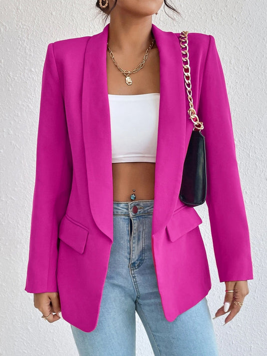 Collared Long Sleeve Jacket