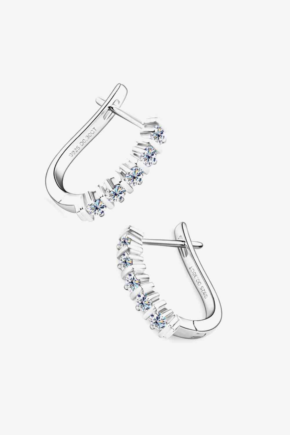 Hoop Moissanite Earrings