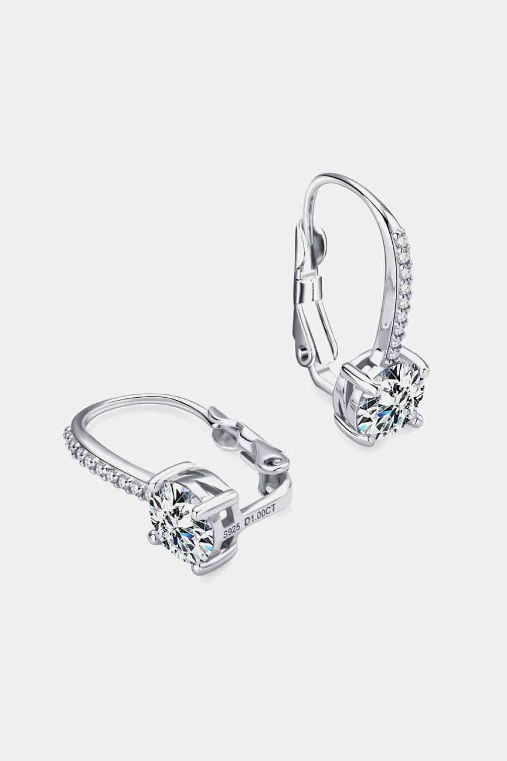 Loop 2 Carat Moissanite Earrings