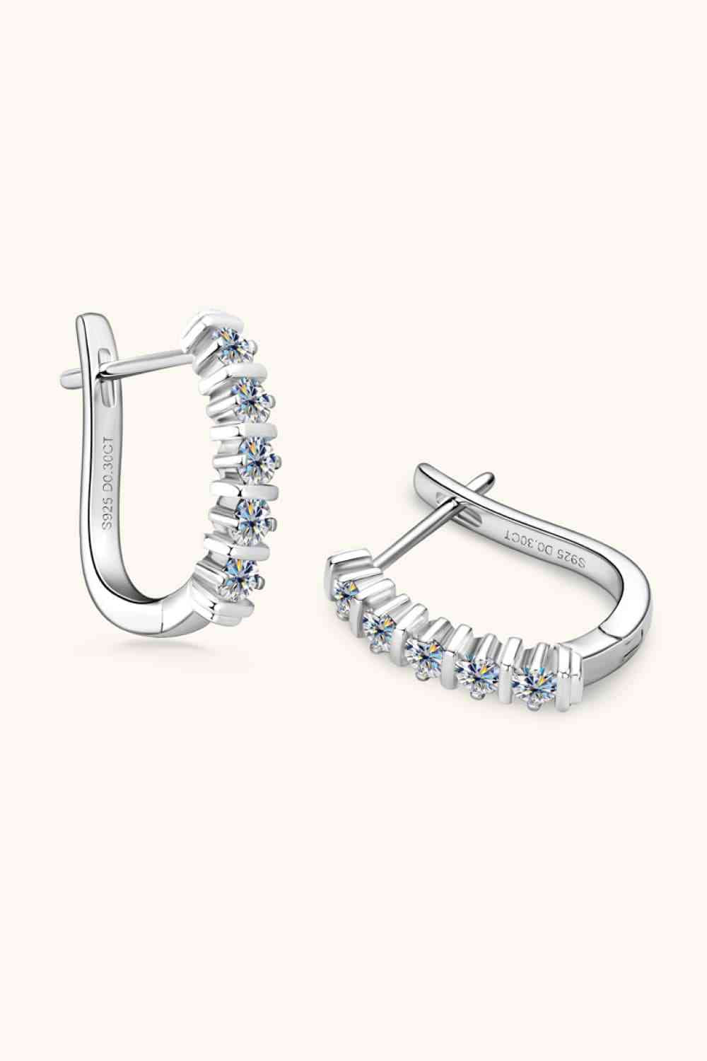 Hoop Moissanite Earrings