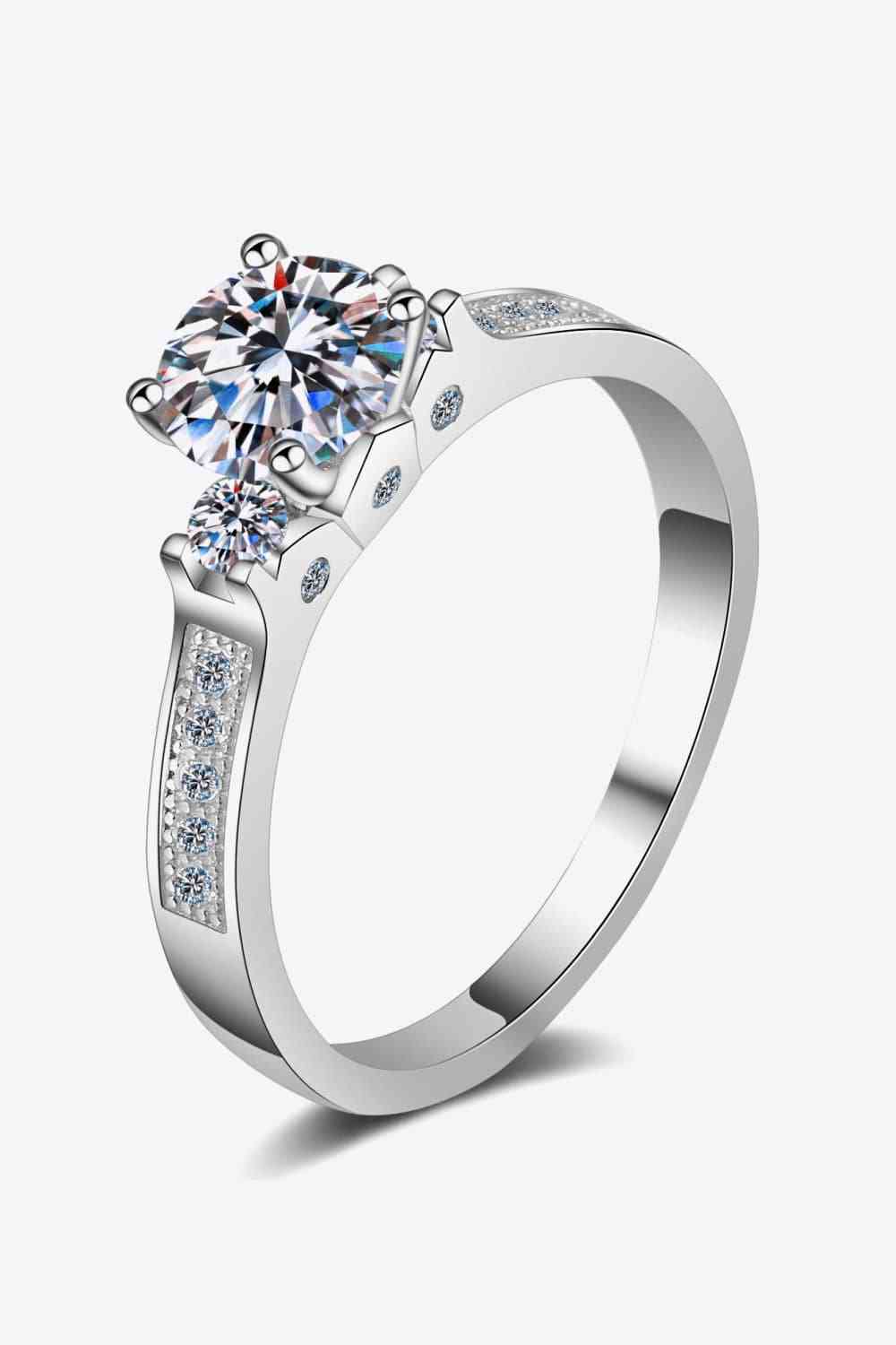 Lucky Charm Moissanite Ring